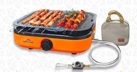 Camping Double Fire Folding Gas Stove-Outdoor