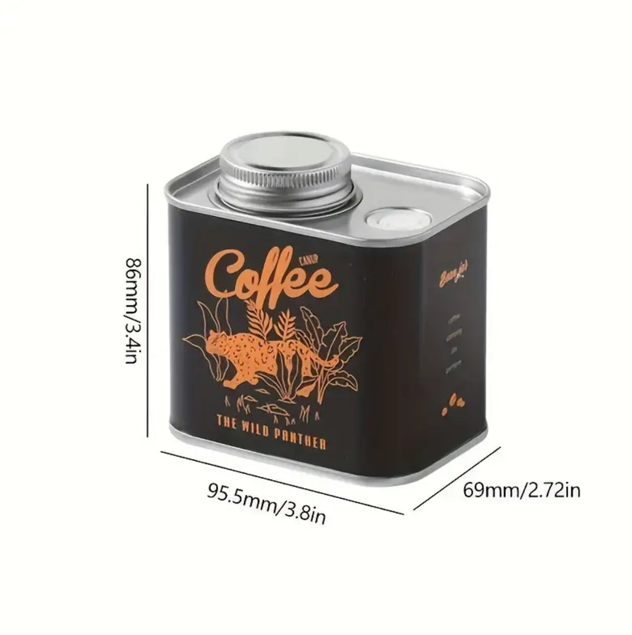 علبة تخزين القهوة والقهوة