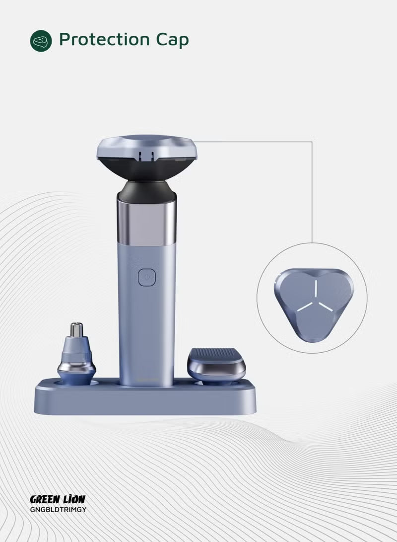 Green Lion G-Blade Hair & Nose Trimmer-Shaver - Gray