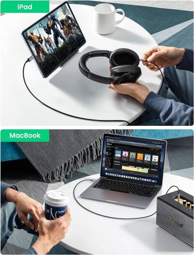 كابل صوت UGREEN USB C إلى 3.5 ملم