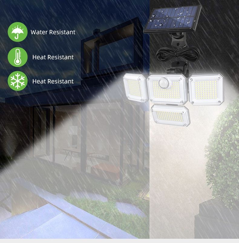 كشاف خارجي ضد العمل بالطاقة الشمسية