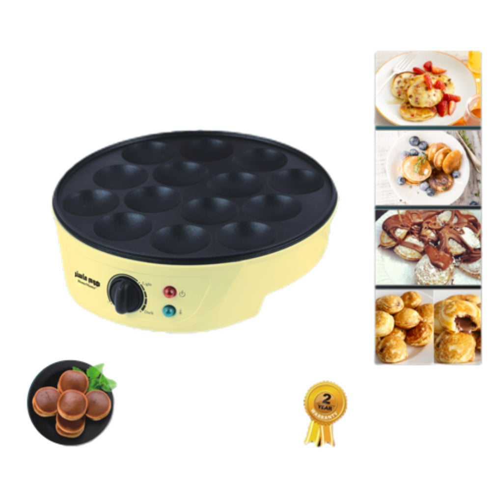 DLC 14 Eyes Mini Pancake Maker - 750 Watt