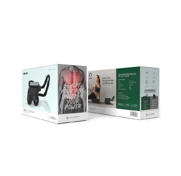 GREEN LION ABS EXERCISE ROLLER WITH DIGITAL DISPLAY