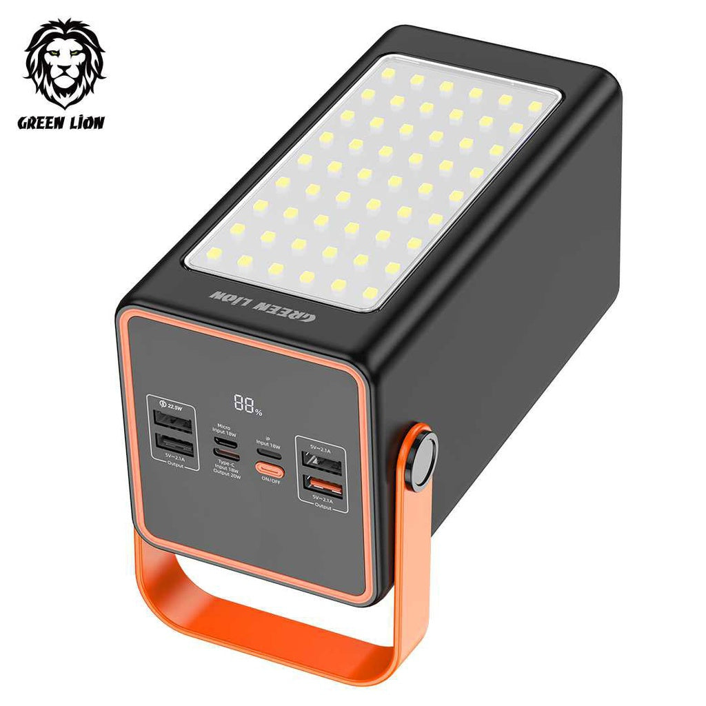 Green Lion Thunder 90 Power Bank 90000mAh PD 20W QC3.0 22.5W - Black