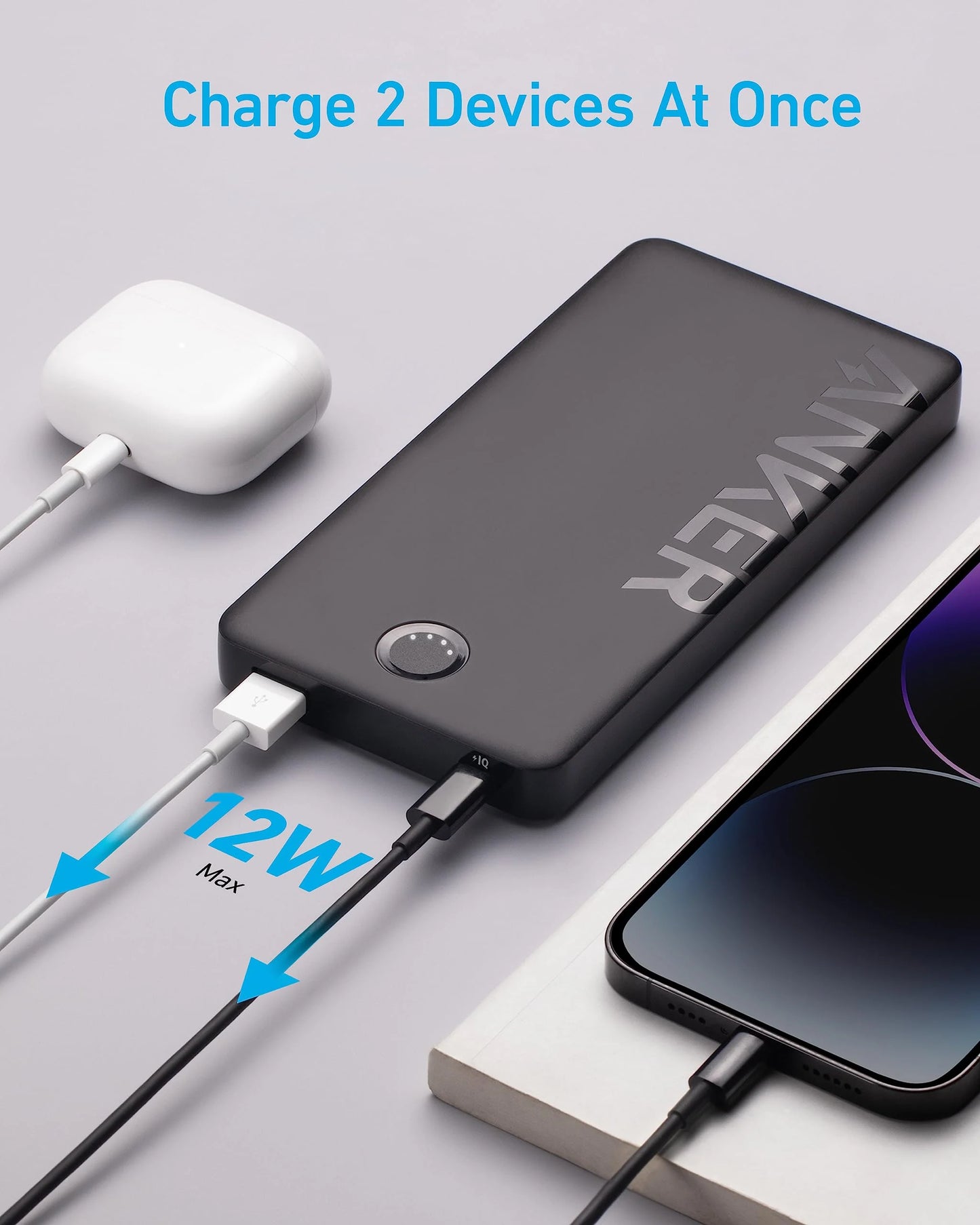 باور بانك أنكر 323 USB-C (PowerCore PIQ)