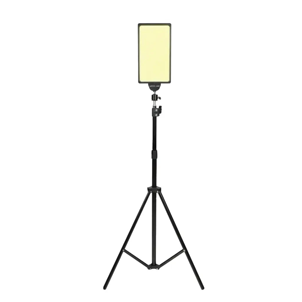 Green Lion Camping LED Light with Tripod Stand - Black
