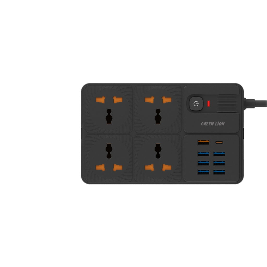 مقبس طاقة جرين لايون 7 منافذ USB ومنفذ 1PD