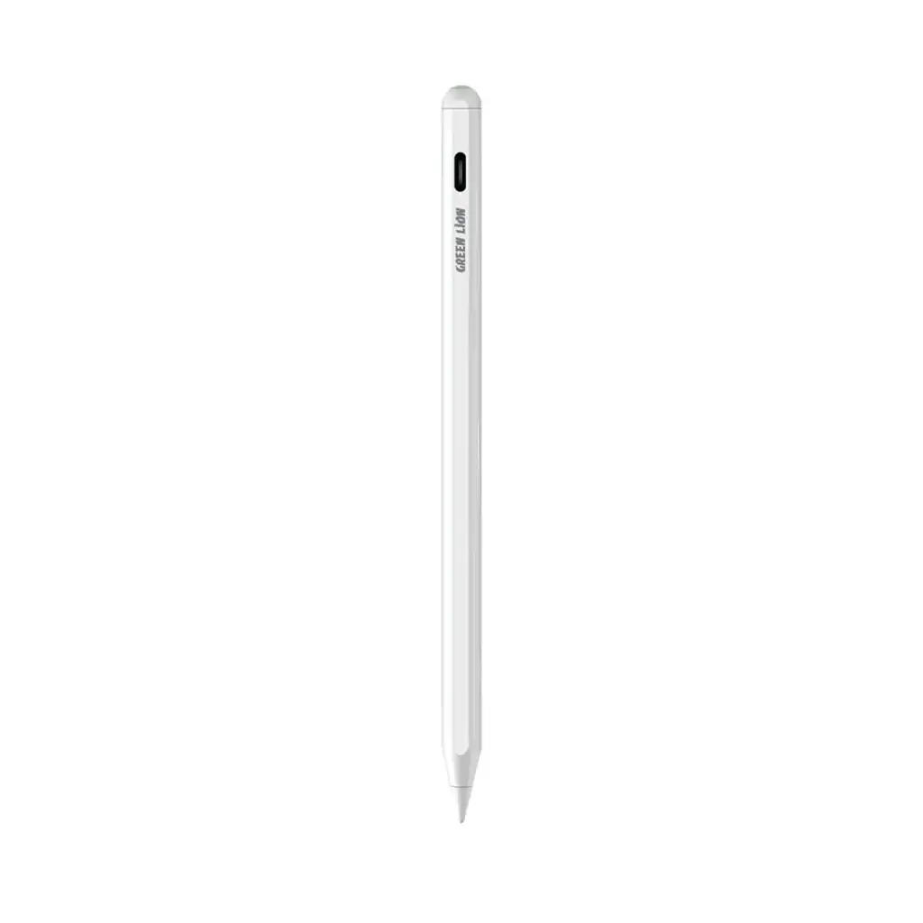 Green Lion Stylus Pencil - White