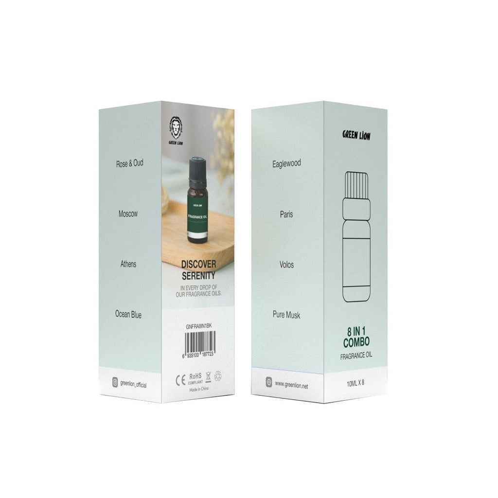 Green Lion 8 IN 1 COMBO Fragrance Set - Black