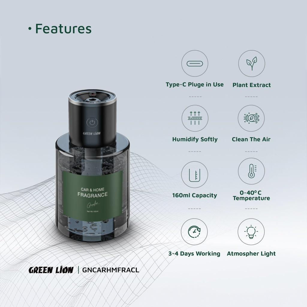 Green Lion Car And Home Fragrance - Clear