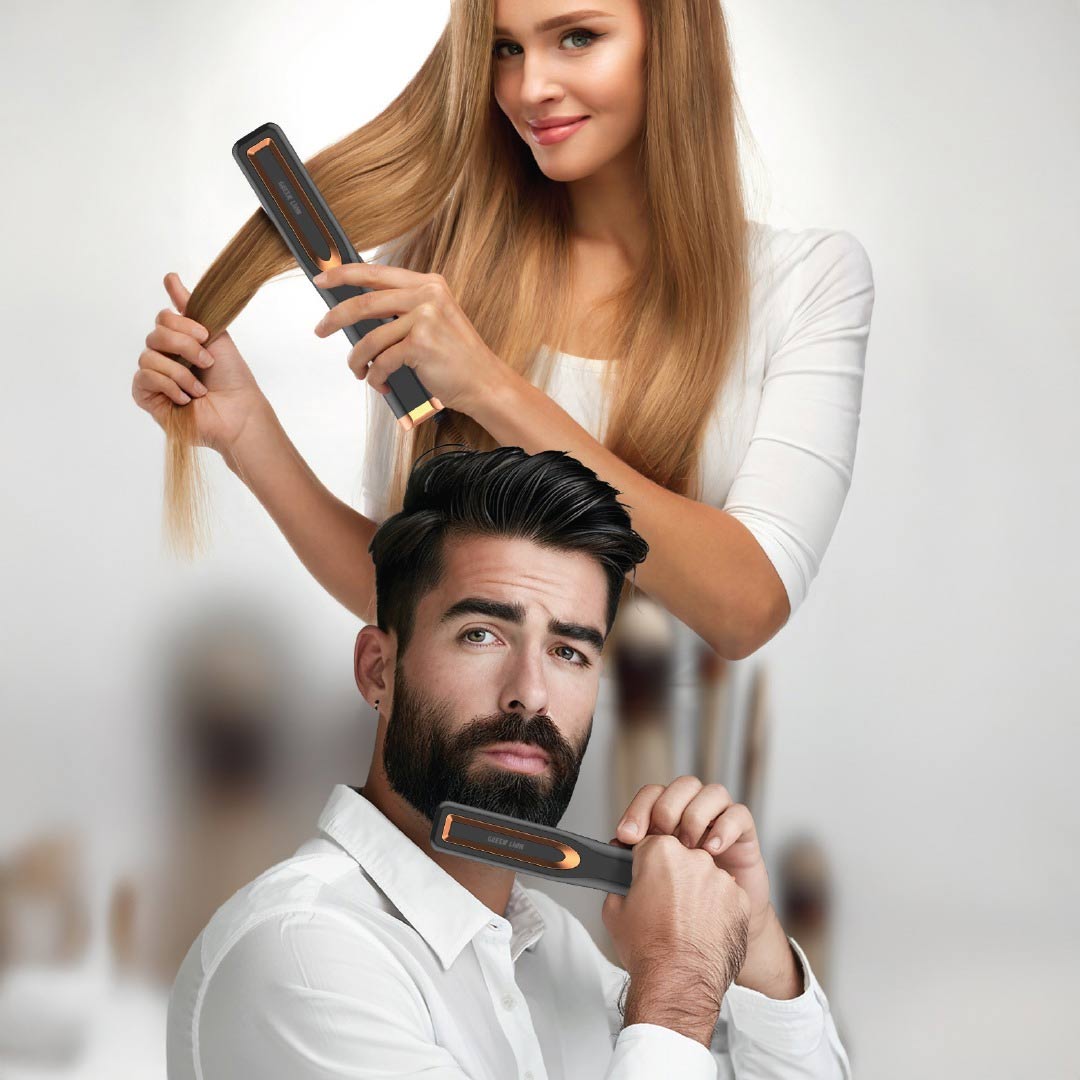 Green Lion Cordless Beard and Hair Straightener