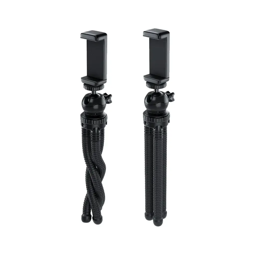 Green Lion Flexible Tripod with Foam Grips - Black