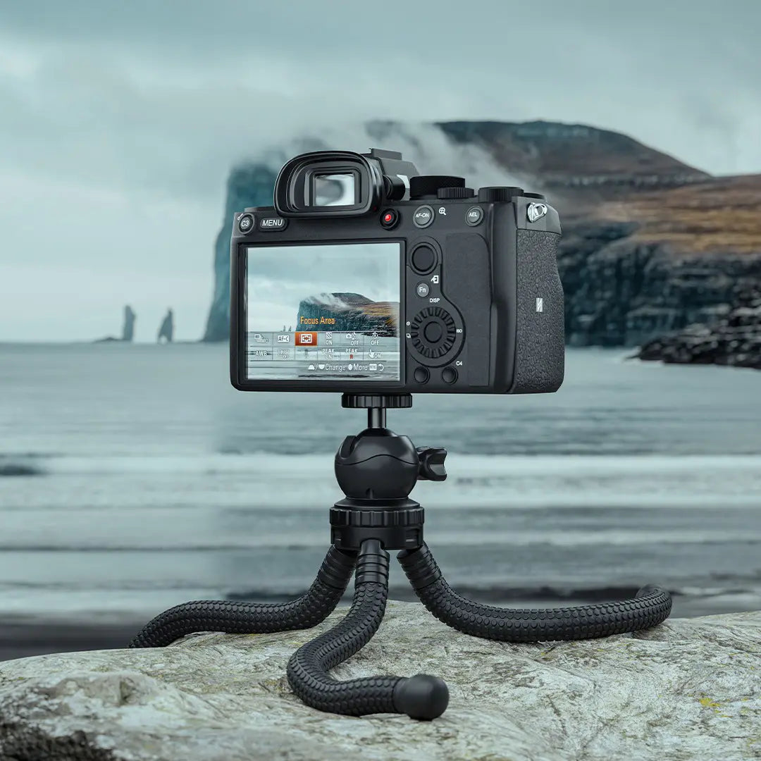 Green Lion Flexible Tripod with Foam Grips - Black