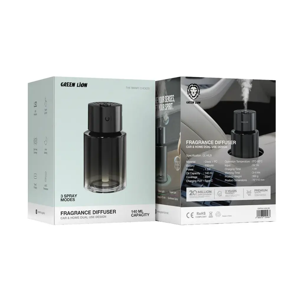 معطر جو جرين ليون 140 مل - أسود