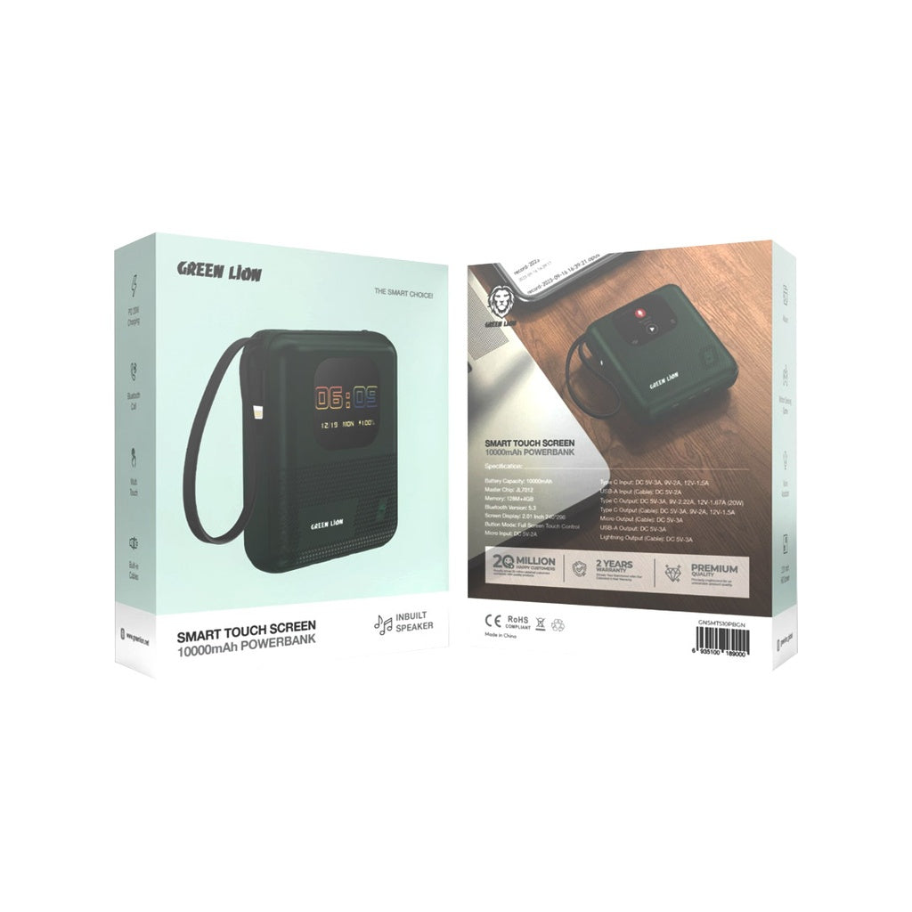GREEN LION SMART TOUCH SCREEN 10000MAH