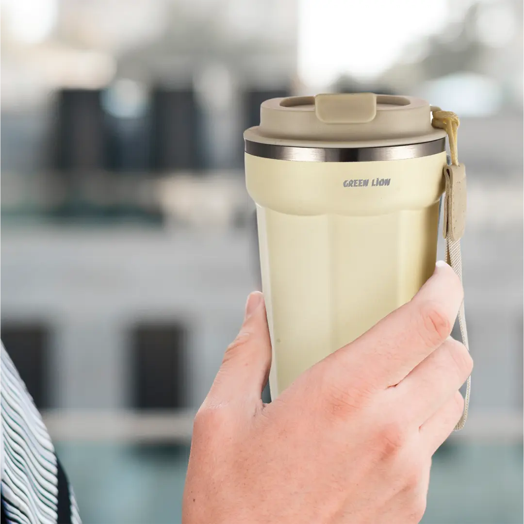 Green Lion Vacuum Mug 380mL