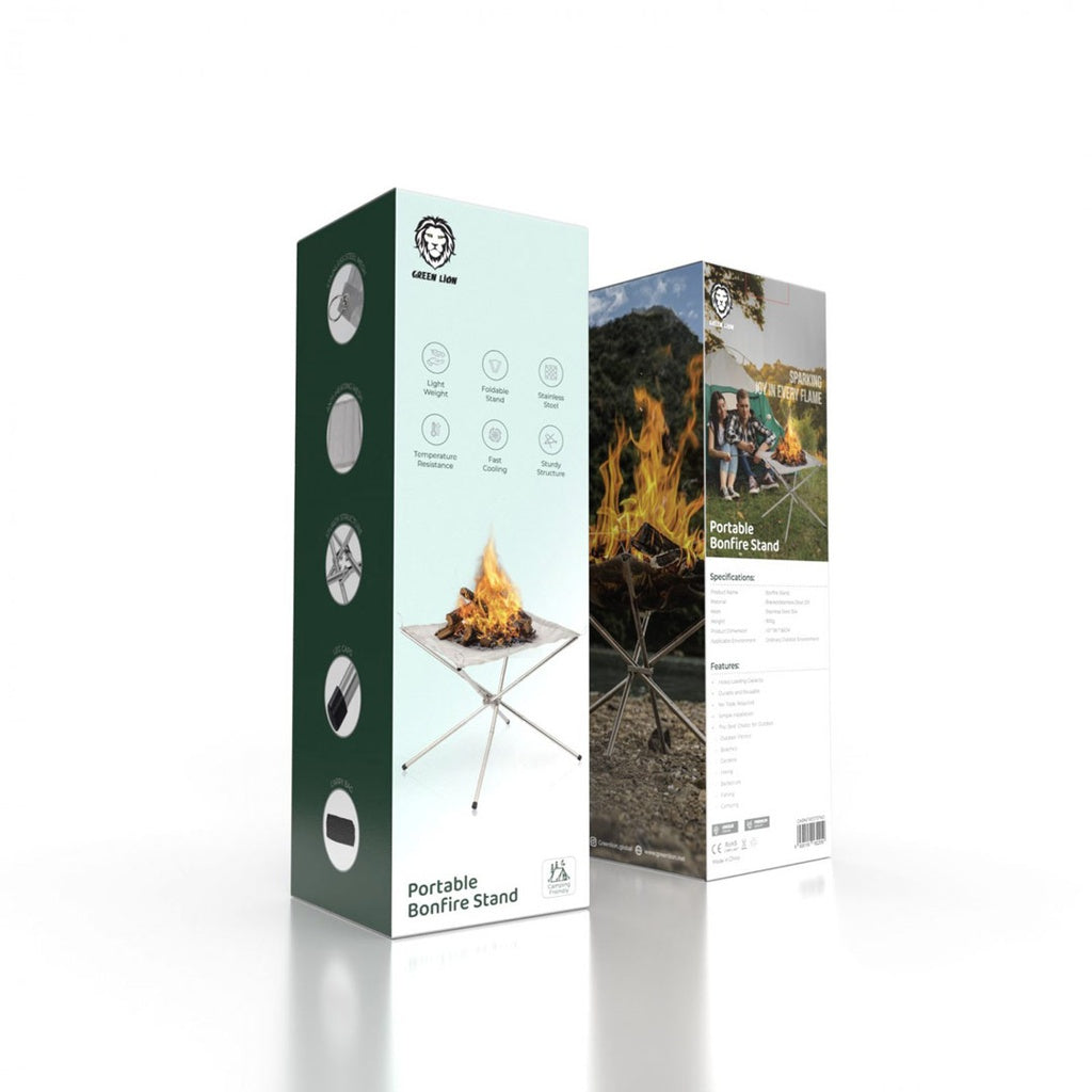 ستاند جمر والنار من الستانستيل المقاوم للصدأ