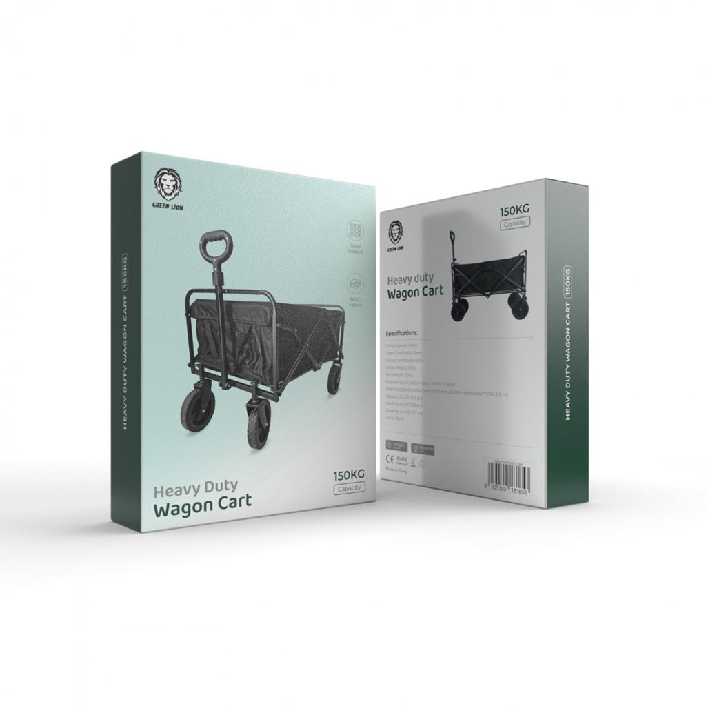 Green Lion Wagon Load Capacity 100kg - Black