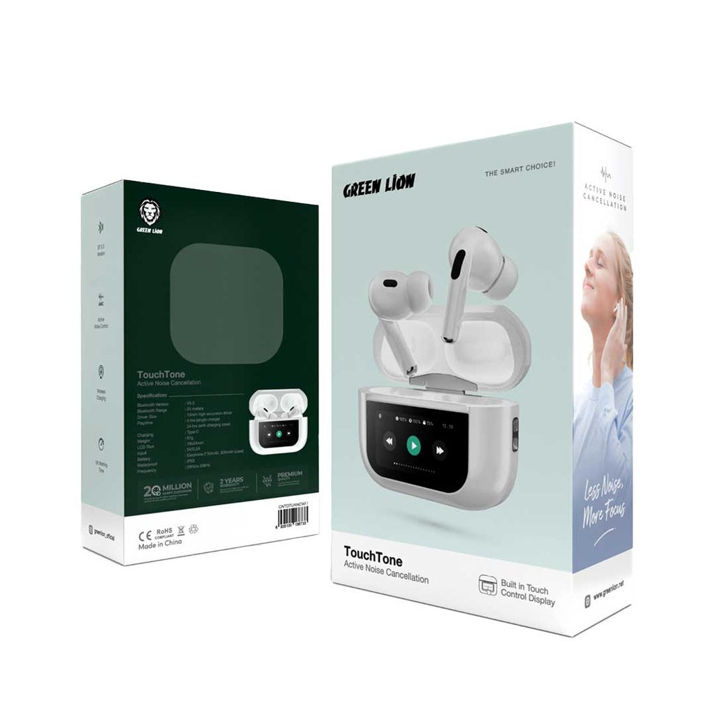 GREE LION TOUCH TONE ANC-WHITE (Noise Cancellation )