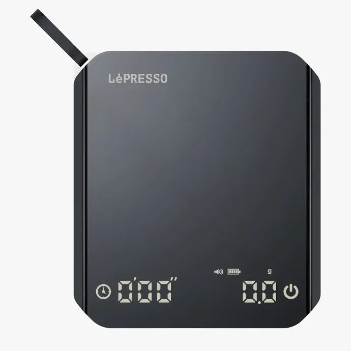 LePresso Mini Digital Coffee Scale With Timer - Black