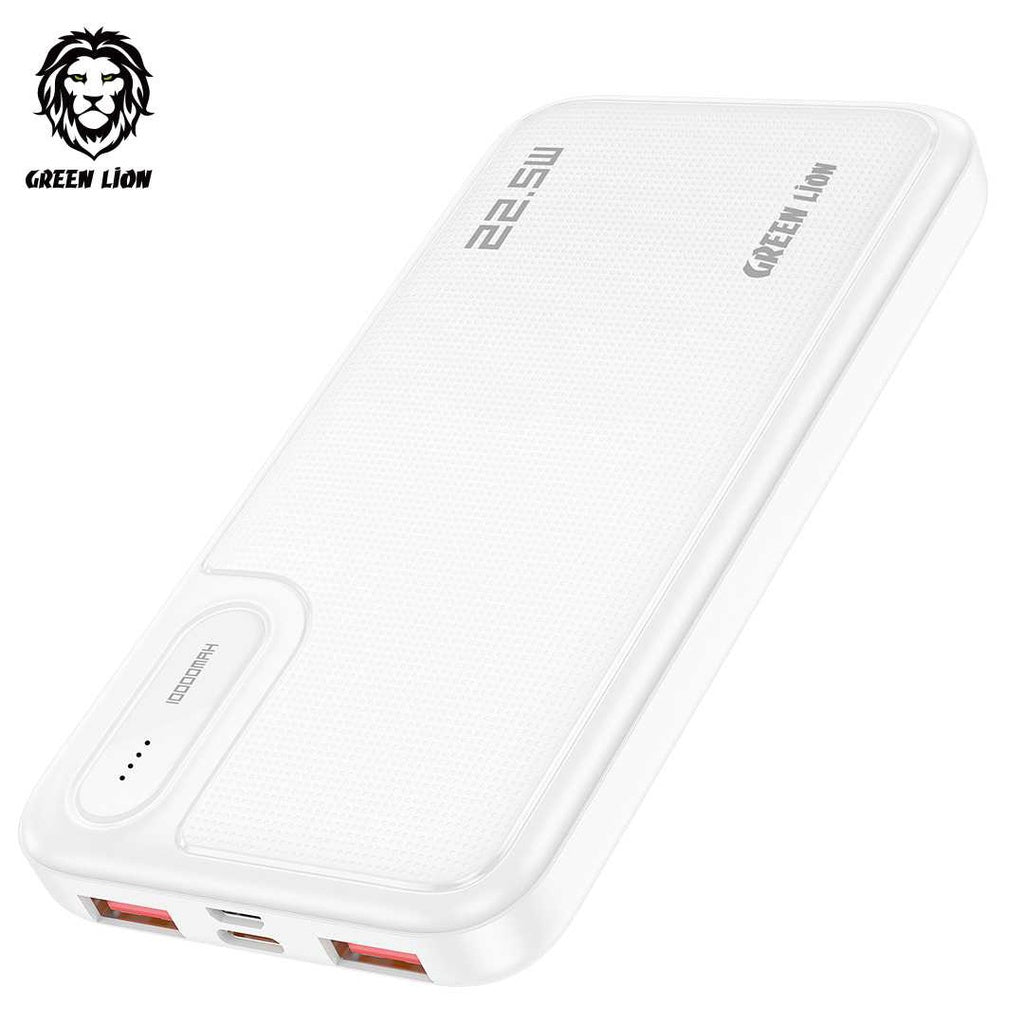 باور بانك Green Lion Power Mate 10 PD بسعة 10000 مللي أمبير في الساعة PD 20 وات QC3.0 22.5 وات