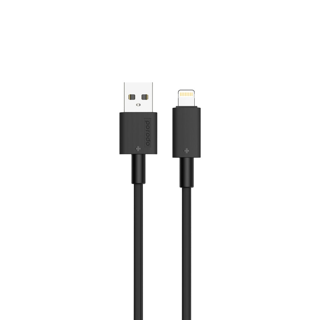 كابل شحن متين من Porodo USB-A إلى Lightning