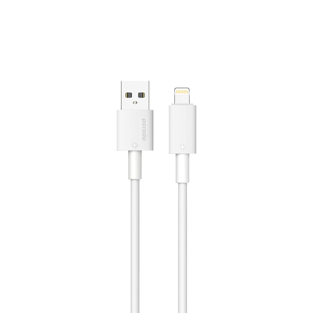 كابل شحن متين من Porodo USB-A إلى Lightning