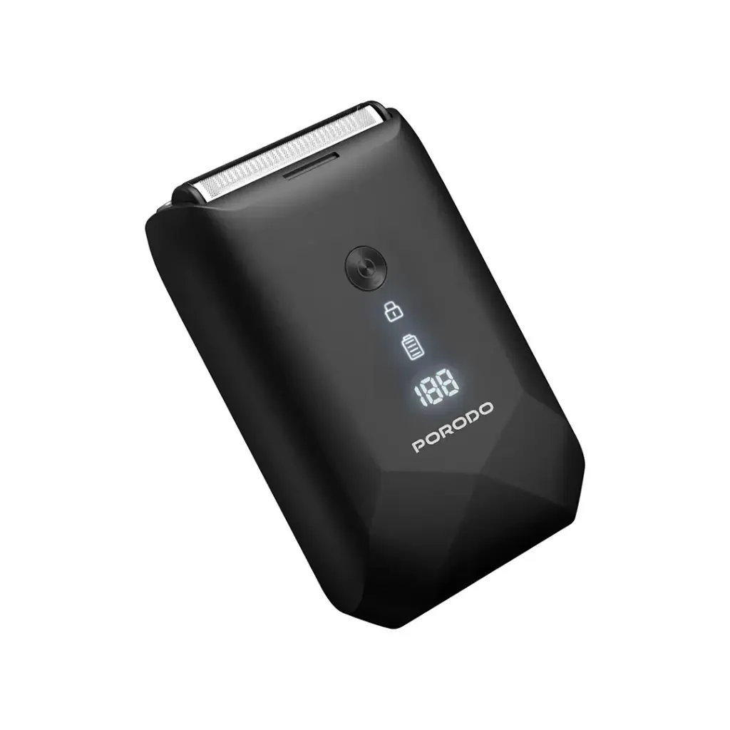Porodo Lifestyle Dual-Blade Pocket Shaver - Black