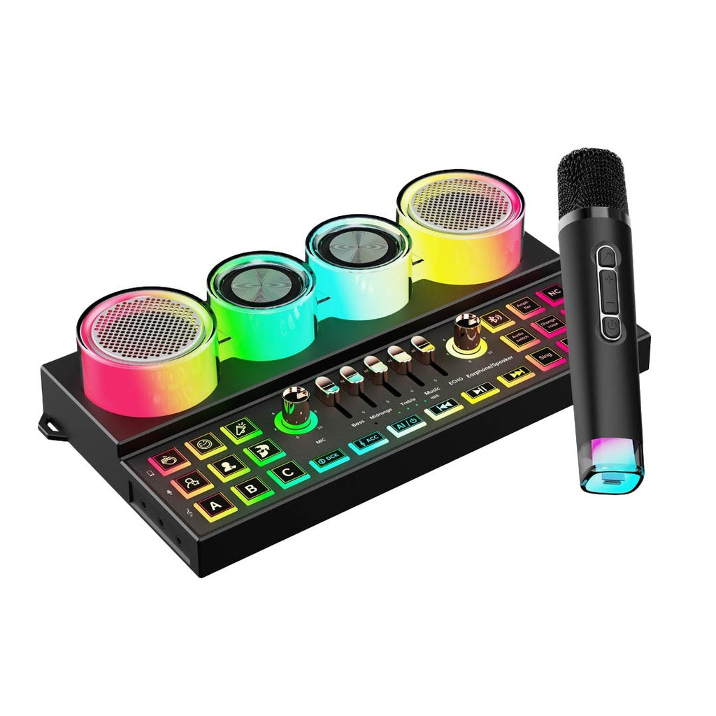 خلاط صوت PORODO SOUNDTEC C21 لاسلكي