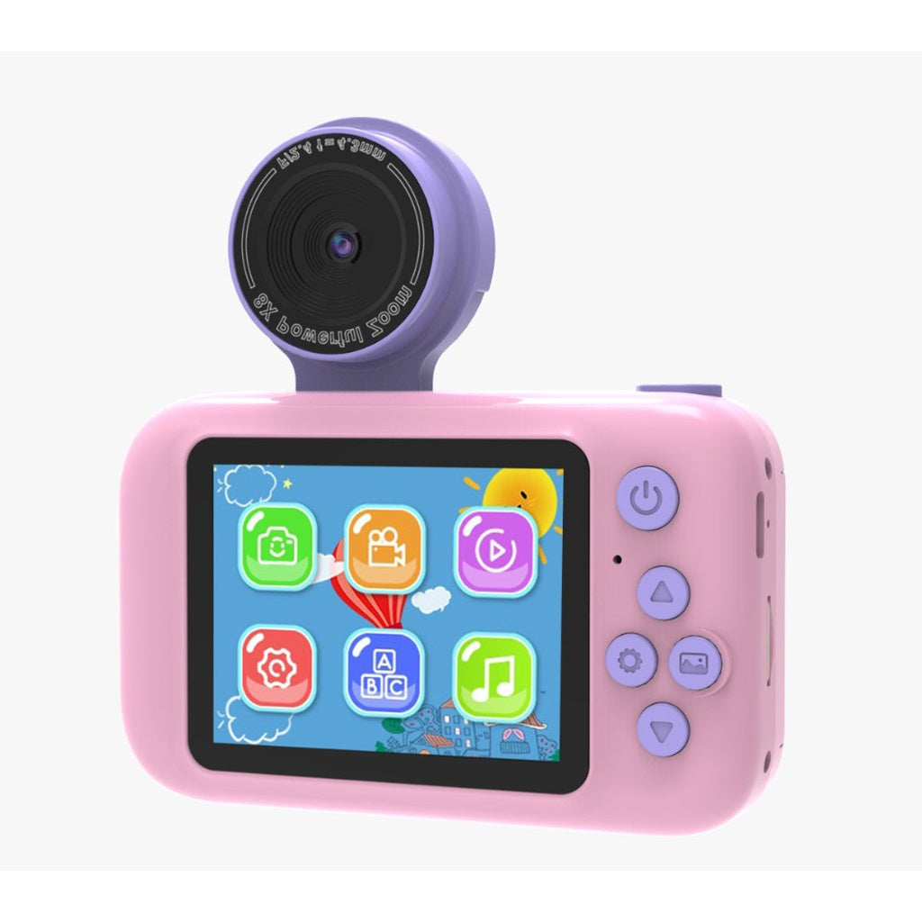 Porodo Lifestyle Kids Flip Digital Camera With Tripod Stand Blue