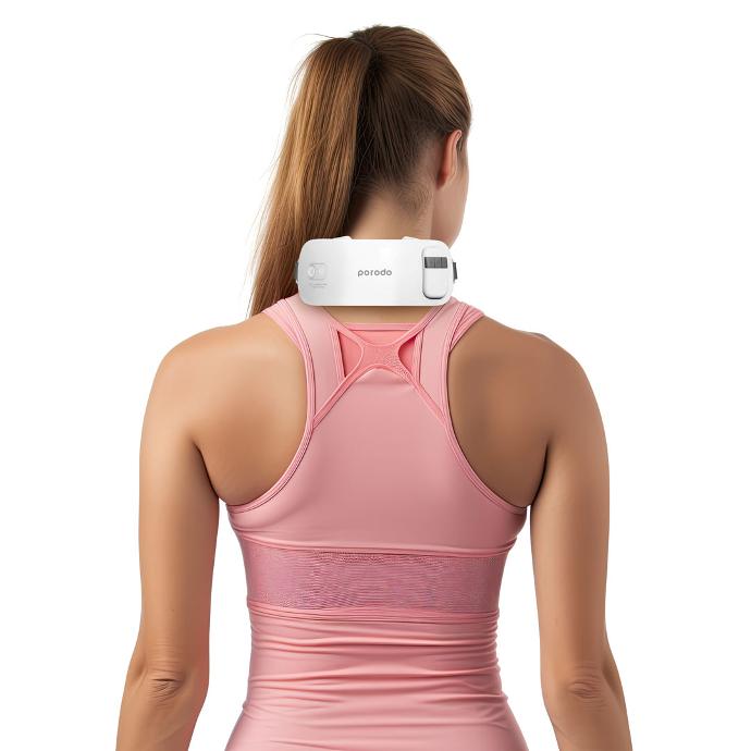 Porordo Lifestyle Neck Massager with Remote controller - White Porordo Lifestyle Neck Massager with Remote controller - White