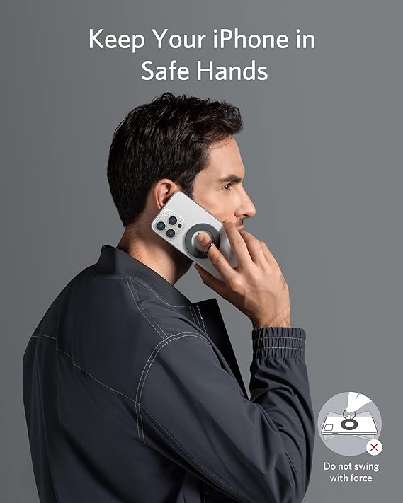 610 MAGNETIC PHONE GRIP (MagGo) SNAP.HOLD.GO. MCO-001