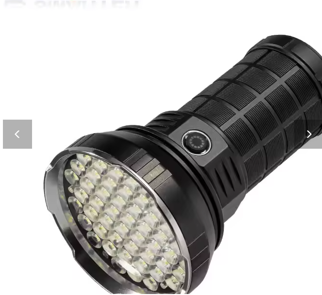W5203-1 LEDs High Brightness Rechargeable Flashlight(Black)
