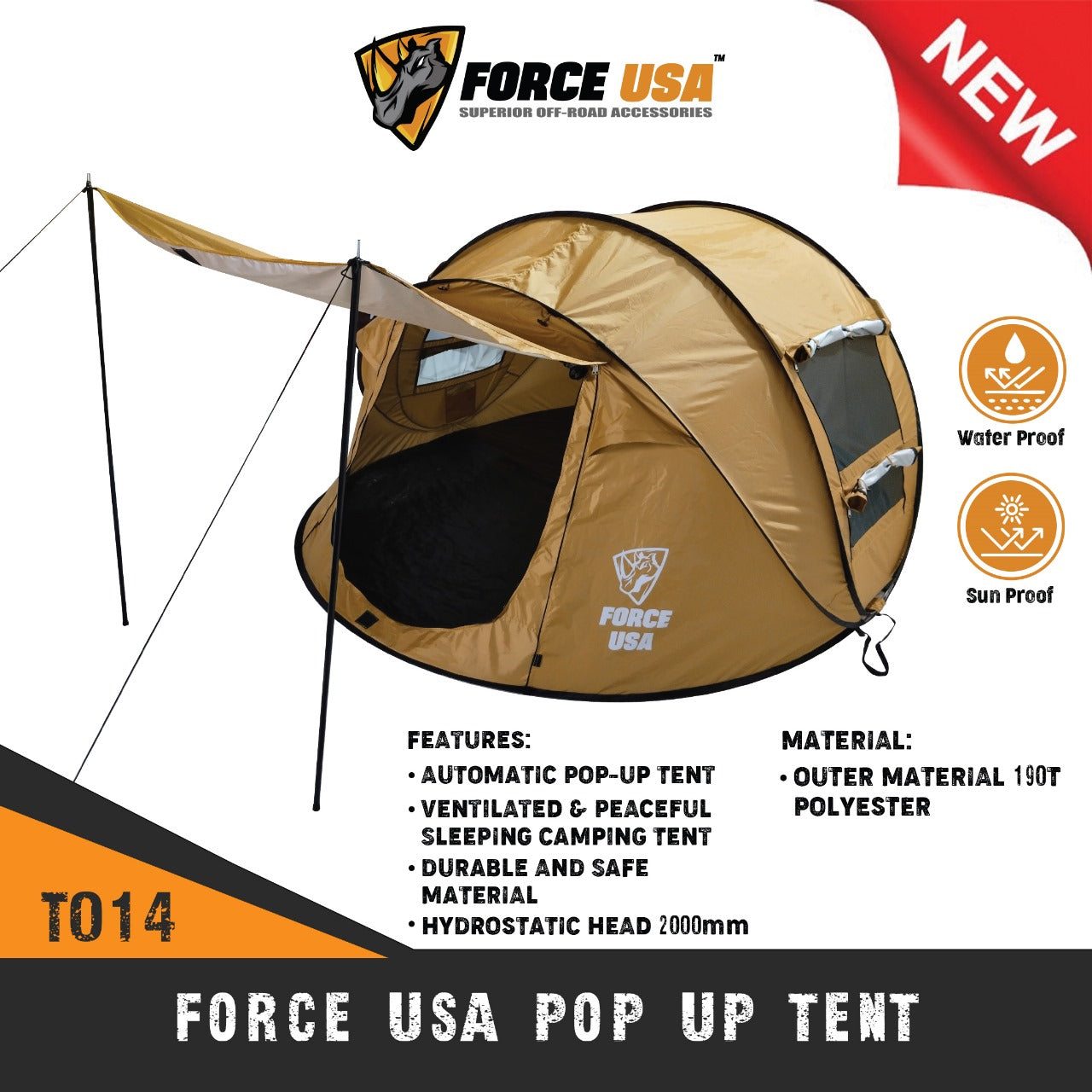 خيمة فورس يو إس إيه المنبثقة