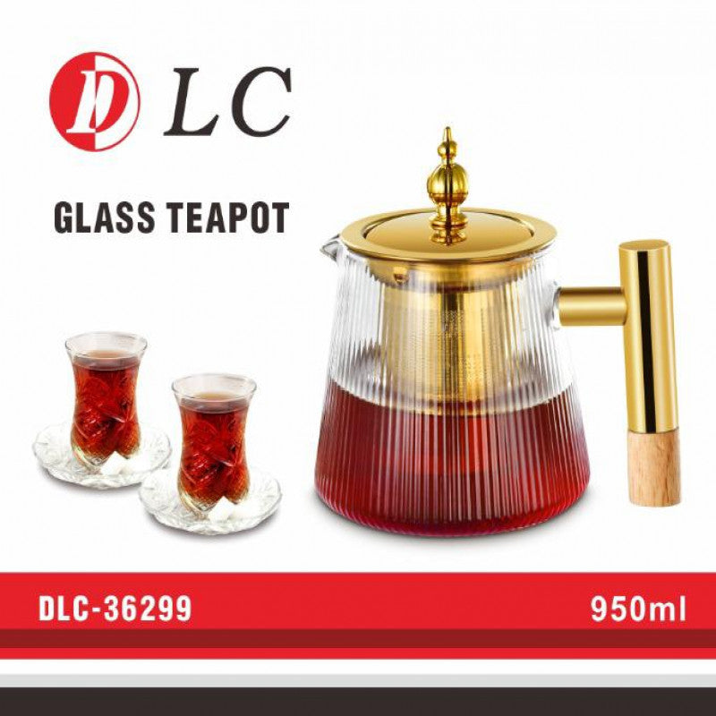 غلاية زجاجية DLC سعة 950 مل