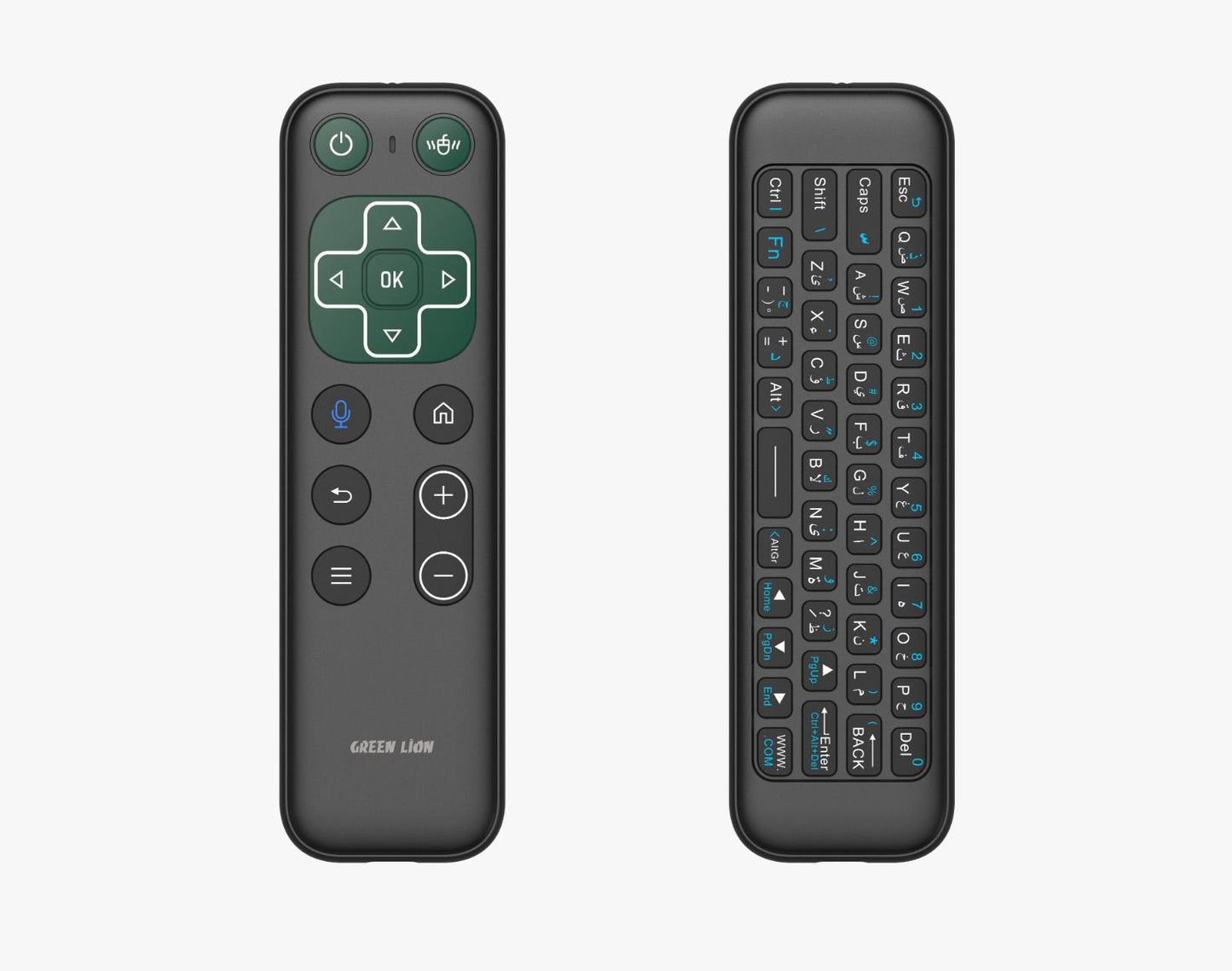 Green Lion Wireless Remote With Keyboard And Mouse - Black