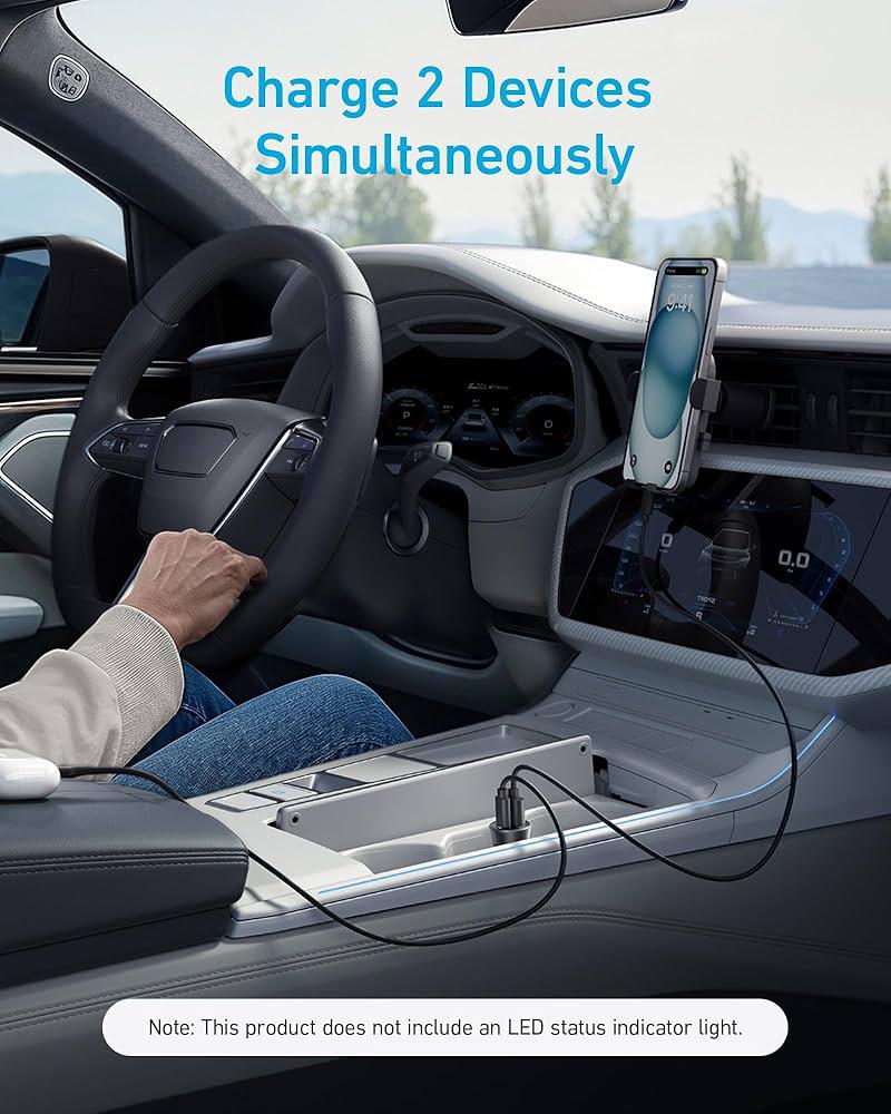 Anker Car Charger Ultra-Compact Dual-Port 30W