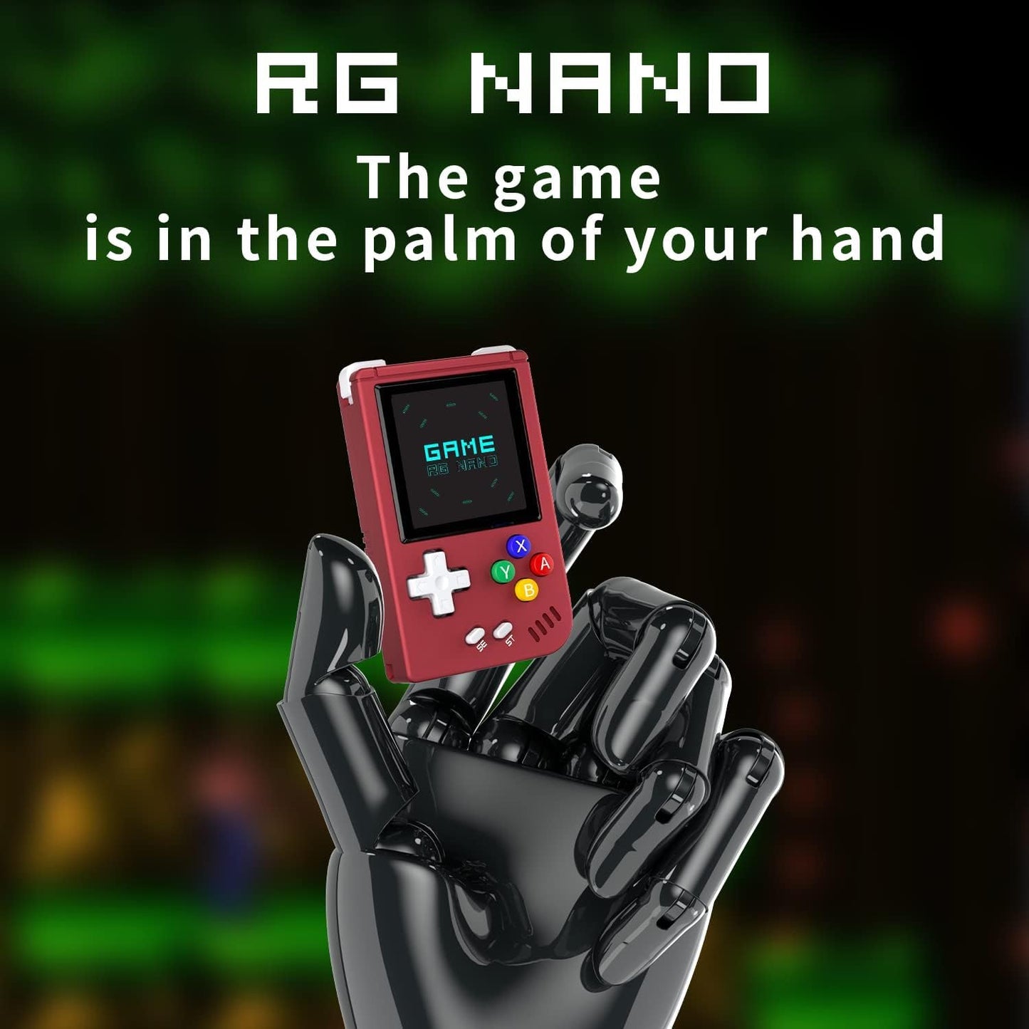 وحدة تحكم ألعاب محمولة باليد RG Nano Retro