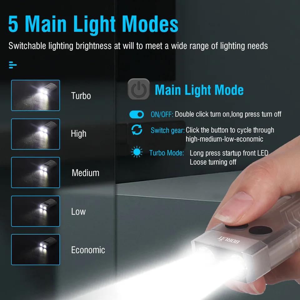EDC FLASHLIGHT V10