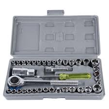 40PCS SOCKETS TOOL SET 1/4 & 3/8