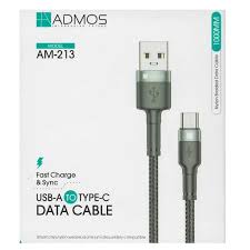 ADMOS BRAIDED DATA CABLE USB TO TYPE C 1M