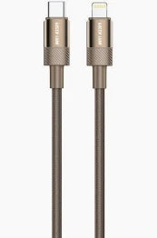 Green Lion Desert Spark Cable USB-C to Lightning 30W - Desert Titanium