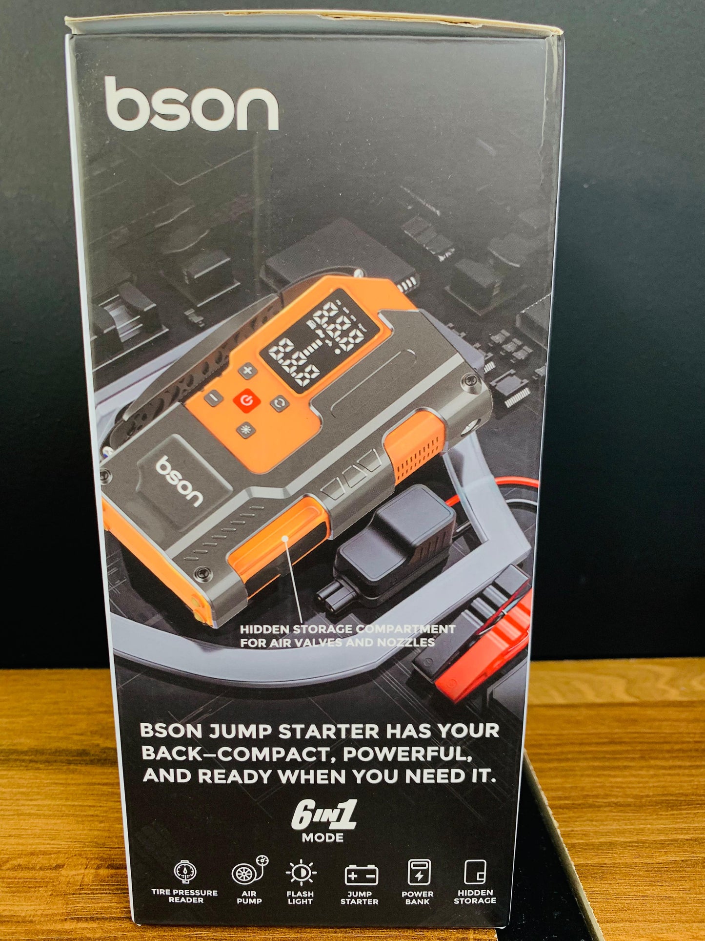 BSON Turbo Jump Starter With Inflation