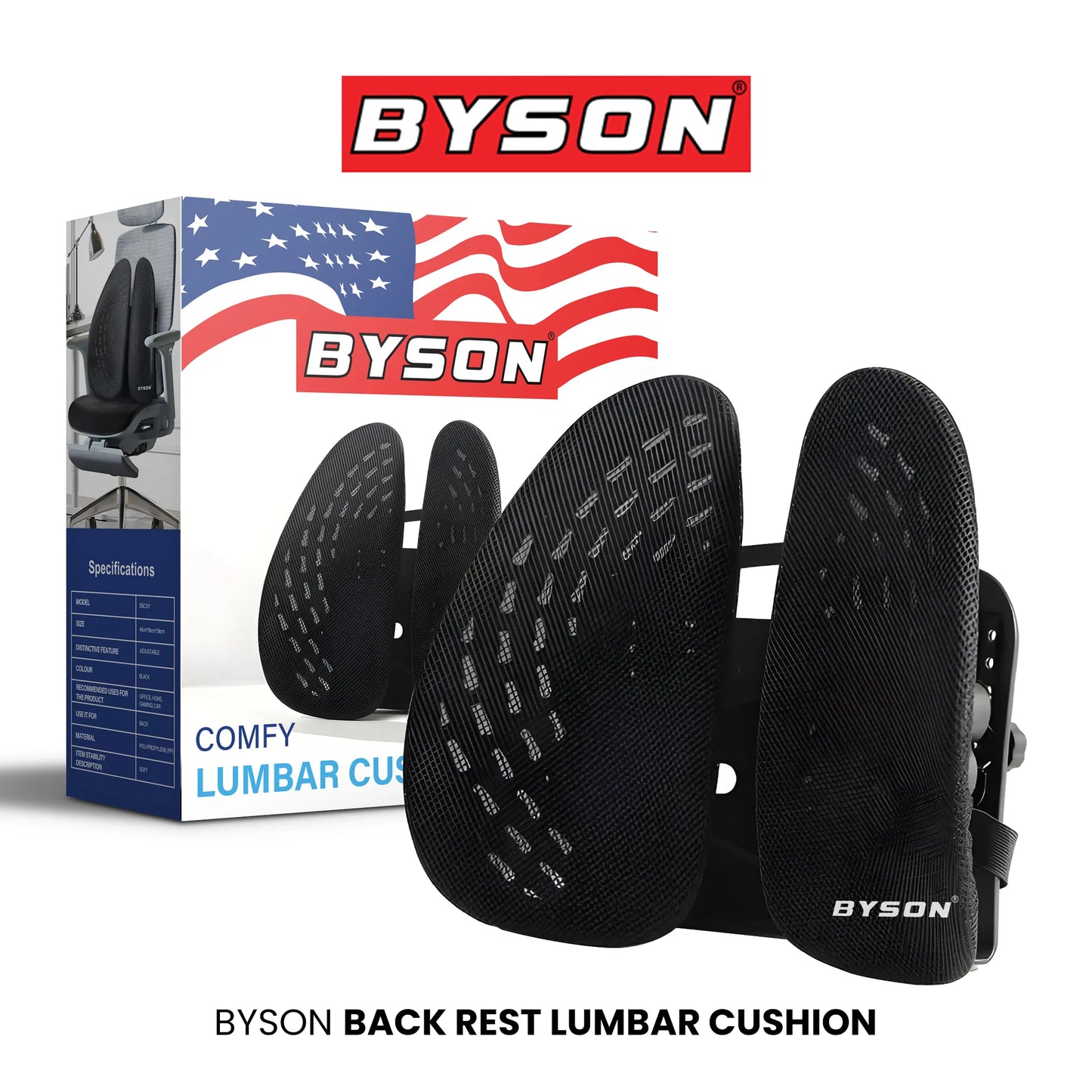 BYSON Back Rest Lumbar Cushion