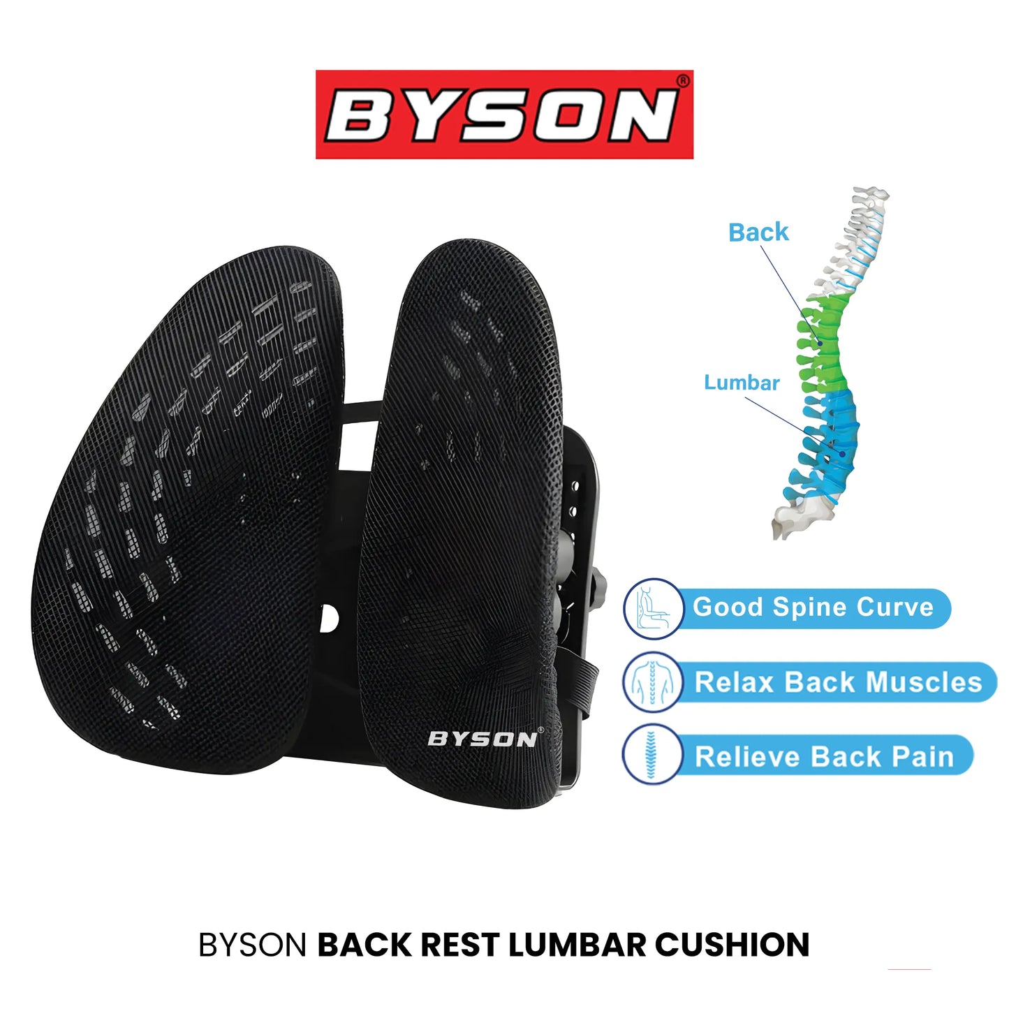 BYSON Back Rest Lumbar Cushion