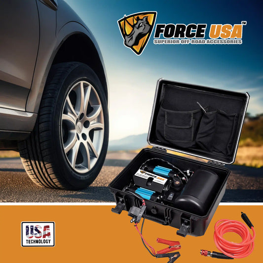 FORCE USA Powerful Air Compressor with Built-In Air Tank | Car Mart Car Accessories
