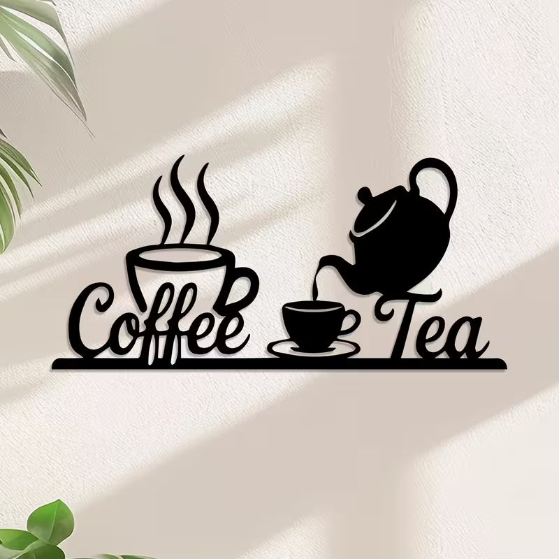 Coffee & Tea Wall Decor Plaque