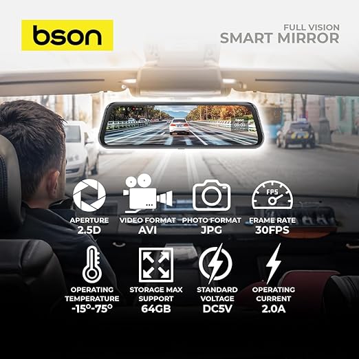 Bson Full Vision Smart Mirror -CAM014
