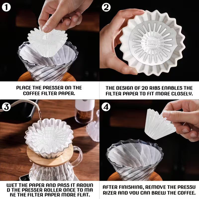 Coffee Filter Shape Fixed Tool for V60