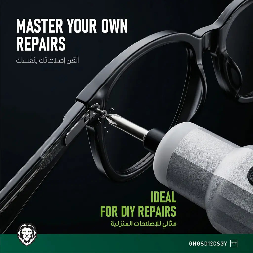 Green Lion GSD-12 Cordless Screwdriver - Grey